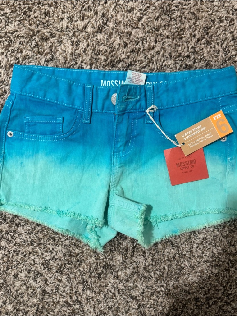 Mossimo Supply Co. Ombre Blue Women’s Denim Shorts - Size 3